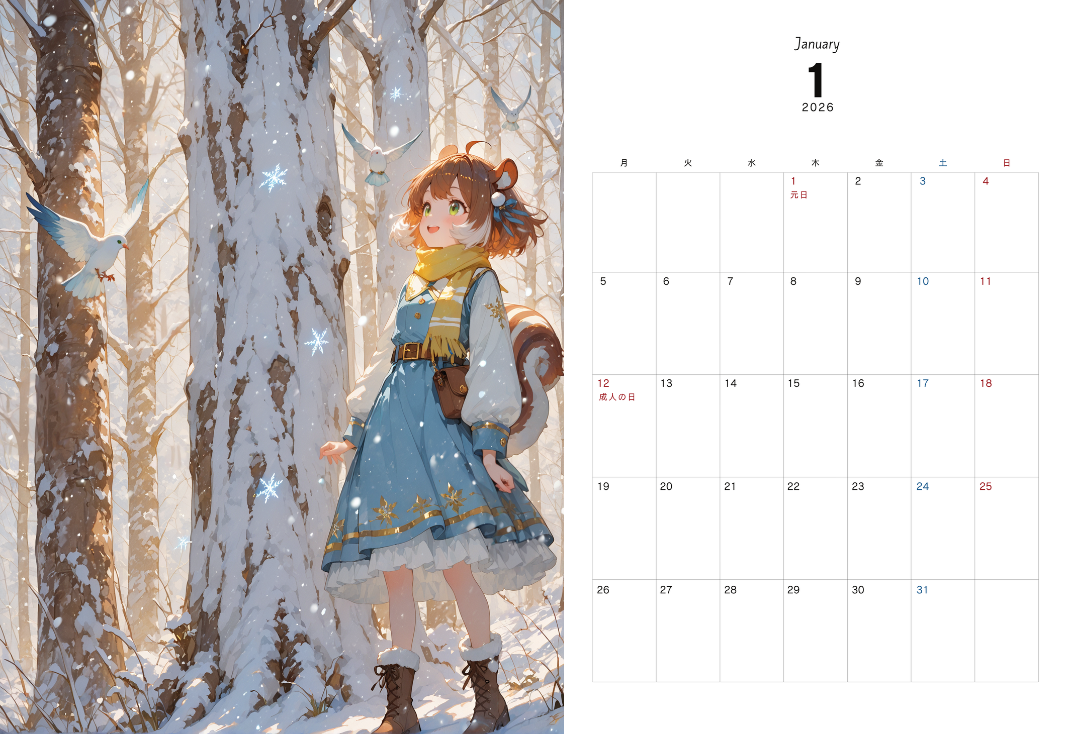 Forest Calendar Image